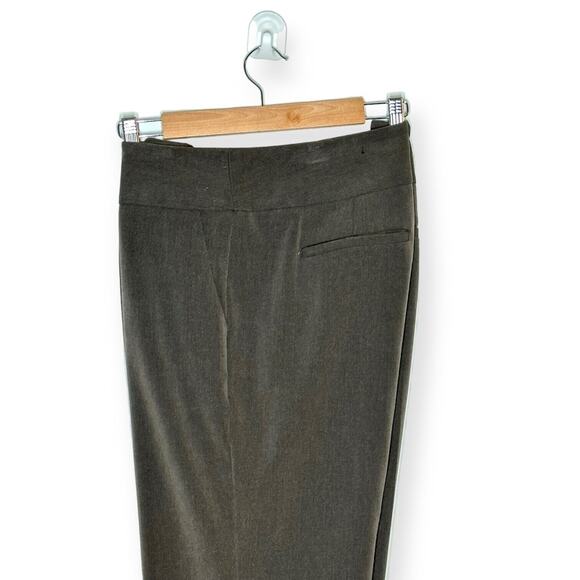 APT.9 Straight Leg Dress Pants Trousers Leg Gold Button Accent Brown Size 14 - Picture 3 of 10